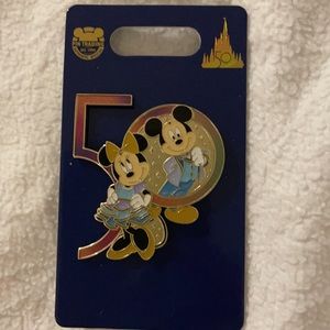 Walt Disney 50th Anniversary Mickey & Minnie pin